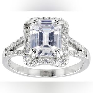 NEW AUTHENTIC GENUINE STERLING SILVER BELLA LUCE ENGAGEMENT WEDDING RING SIZE 7